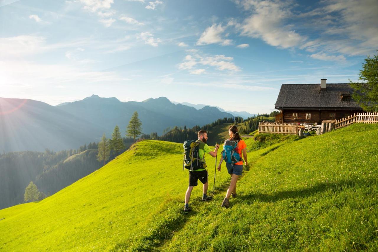 Naturhotel Huettenwirt Im Grossarltal Hüttschlag Buitenkant foto
