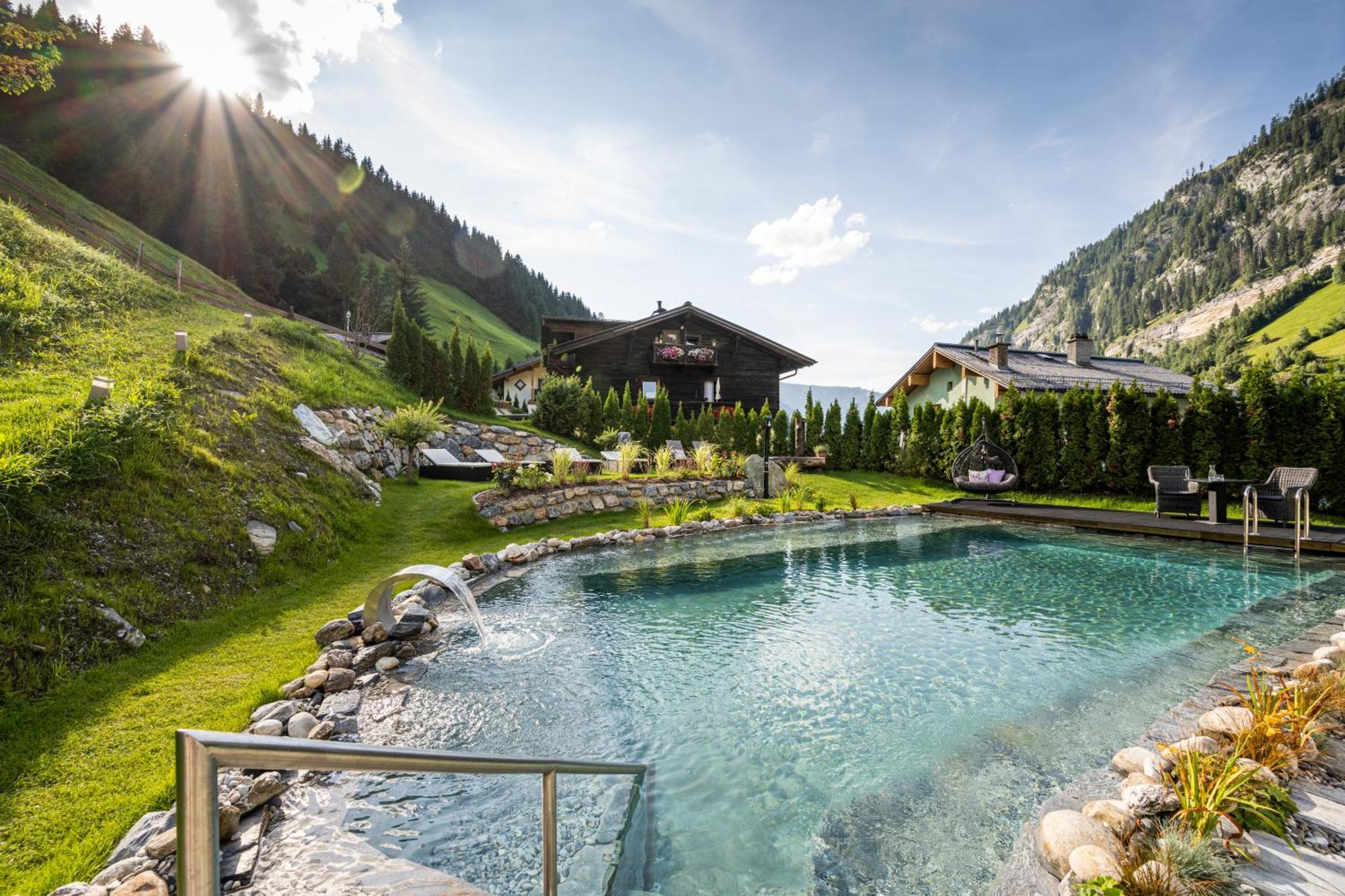 Naturhotel Huettenwirt Im Grossarltal Hüttschlag Buitenkant foto